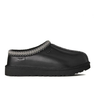 UGG Tasman Slippers Leather Regen Black