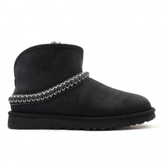 UGG Classic Mini Cresent Black