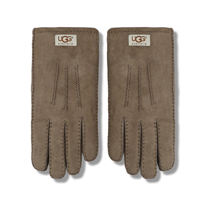 UGG Перчатки Замшевые Женские Серые