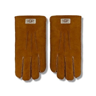 UGG Перчатки Замшевые Женские Коричневые