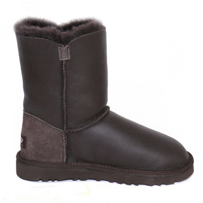 UGG Bailey Button Metallic Chocolate