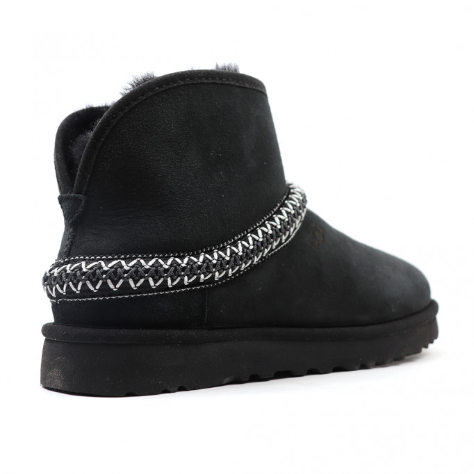 UGG Classic Mini Cresent Black