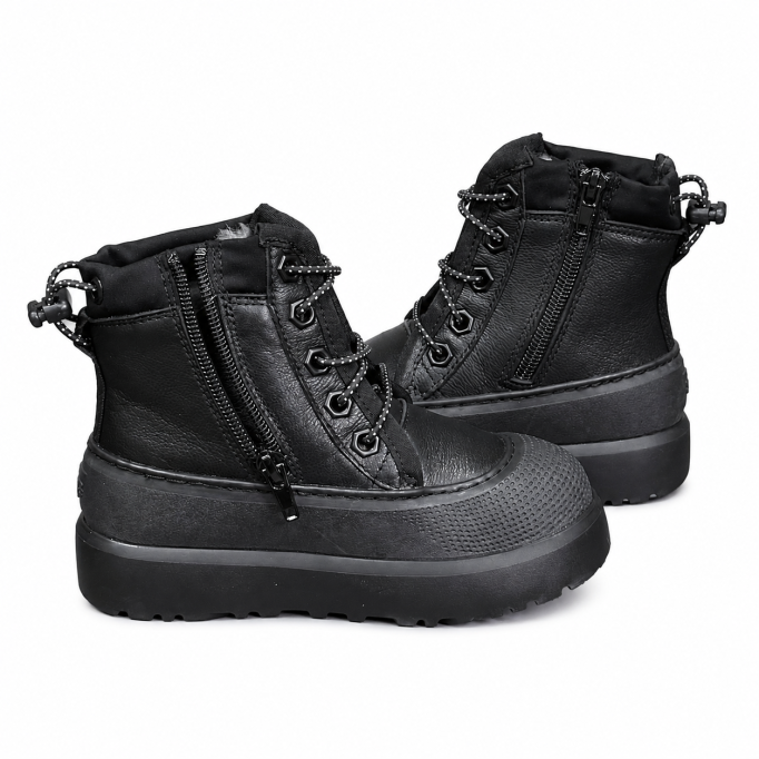 UGG Kids Neumel Hybrid Leather Black