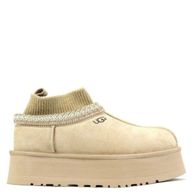 UGG Tazz Knit Platform Mustard Seed