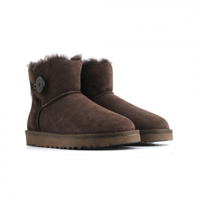 UGG Mini Bailey Button II Chocolate