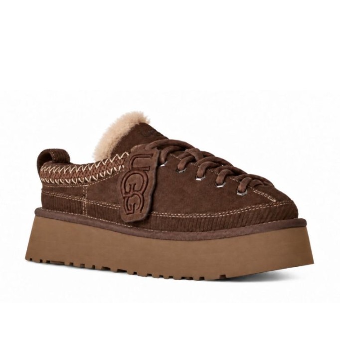 UGG Heritage Lace-Up Slipper Burnt Cedar