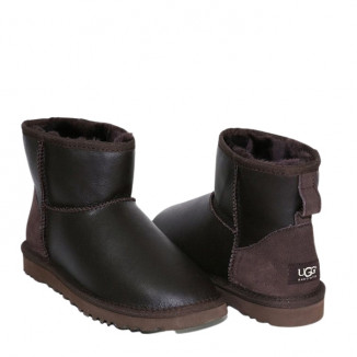 UGG Classic Short Metallic Grey