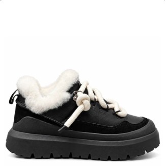 UGG Heritage Utility Sneaker Leather Black
