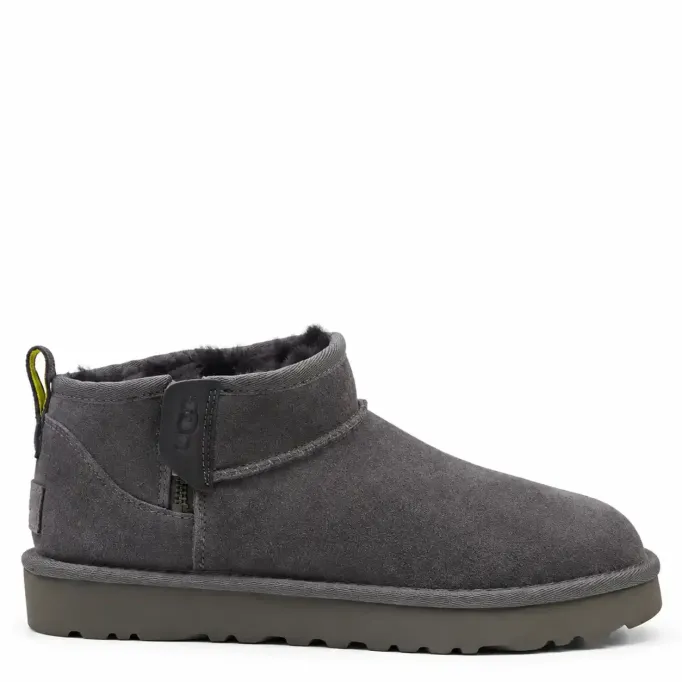 UGG Classic Ultra Mini Zip Boot Grey