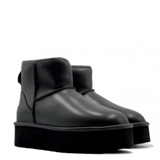 UGG Classic Mini Platform Leather Black