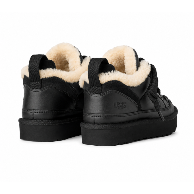 UGG Lowmel Black Leather