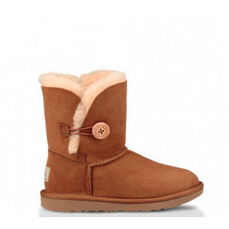 UGG Kids Bailey Button Chestnut