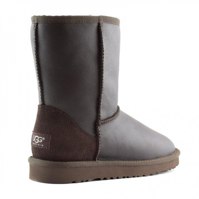 UGG Classic Short Metallic Chocolate