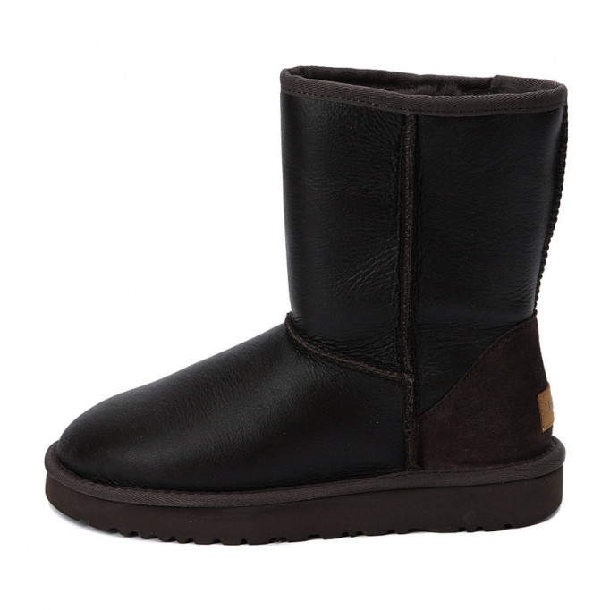 UGG Mens Classic Short Metallic Chocolate