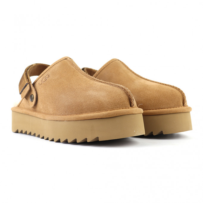 UGG Goldenstar Clog Platform Chestnut