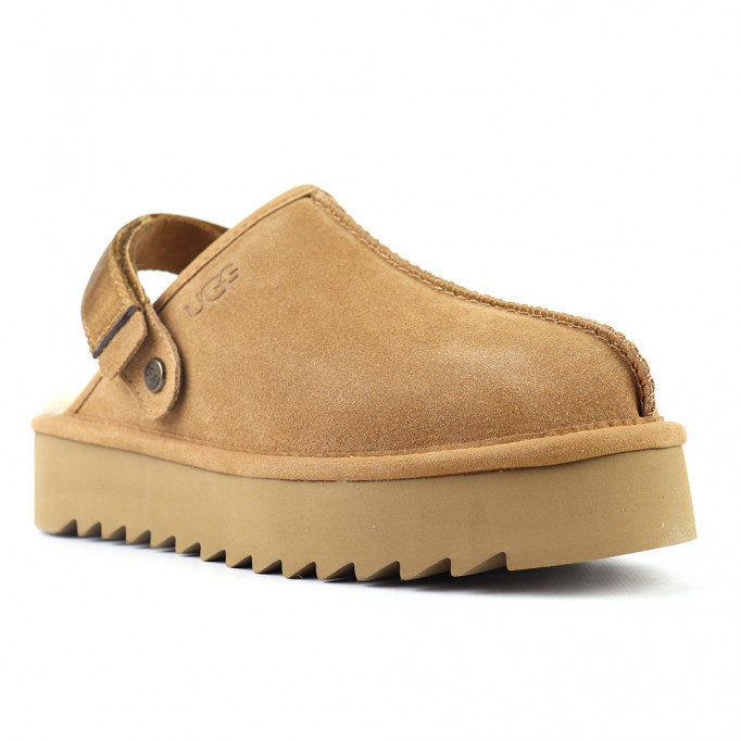 UGG Goldenstar Clog Platform Chestnut