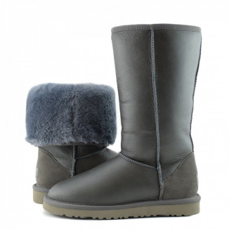 UGG Classic Tall Metallic Grey