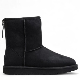 UGG Mens Classic Short Zip II Black