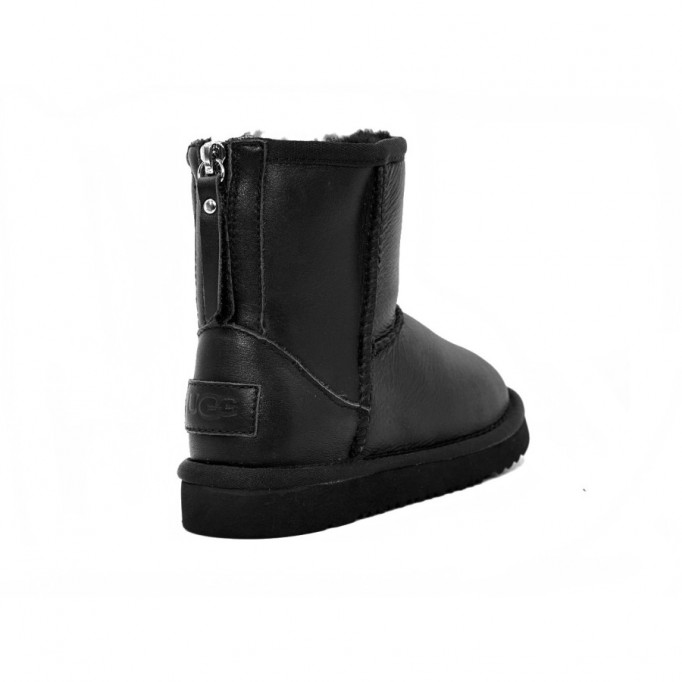 UGG Kids Zip Metallic Black