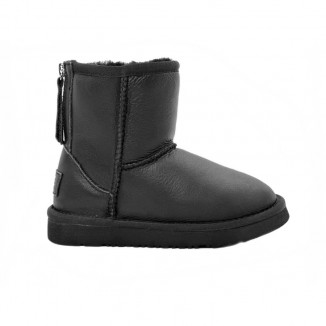 UGG Kids Zip Metallic Black