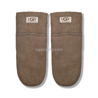 UGG Варежки Замшевые Женские Серые