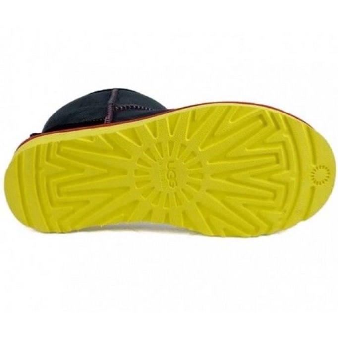 UGG Classic Mini II Black-Yellow