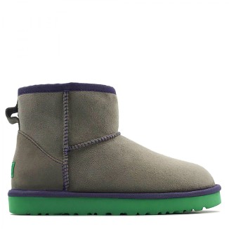 UGG Classic Mini II Grey-Aqua UGG Classic Mini II Grey-Aqua