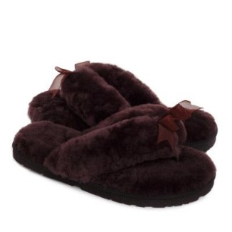 UGG Fluff Flip Flop II Chocolate