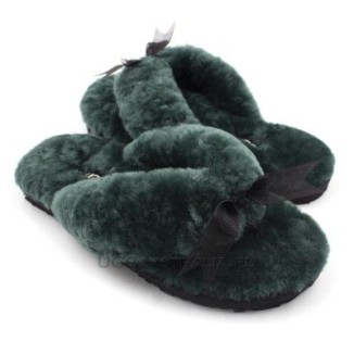 UGG Fluff Flip Flop II Dark Green