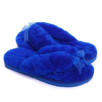 UGG Fluff Flip Flop II Electric Blue