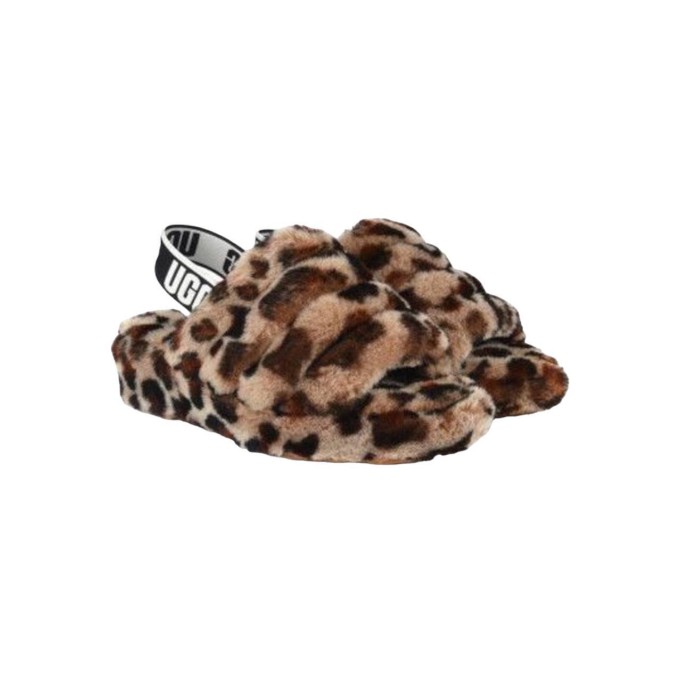 UGG Fluff Yeah Slide Leopard