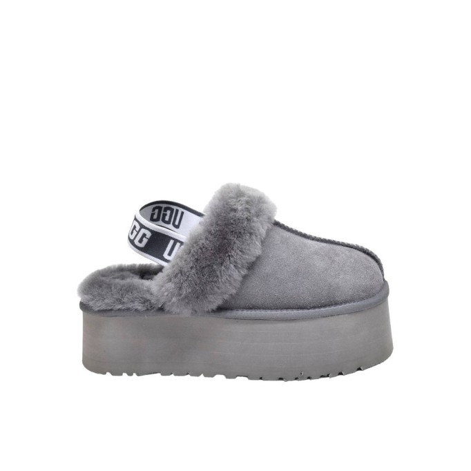 UGG Funkette Suede Platform Grey