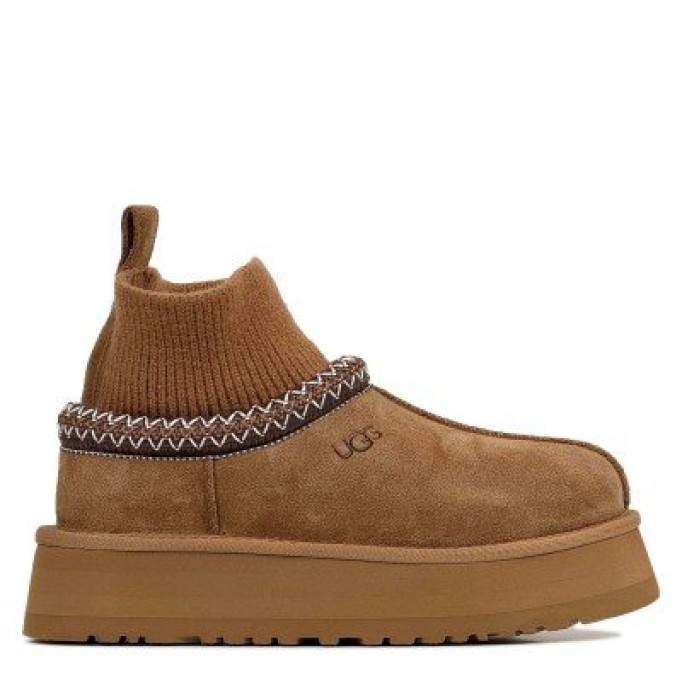 UGG Tazz Knit Platform Chestnut