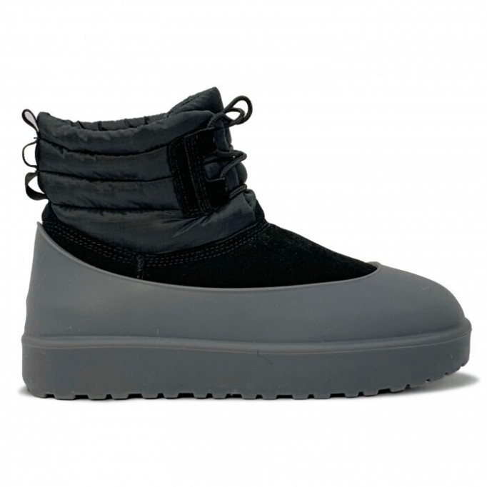 UGG Mens Classic Mini Lace-Up - Black