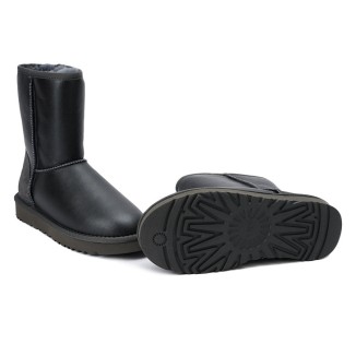 UGG Mens Classic Short Metallic Grey