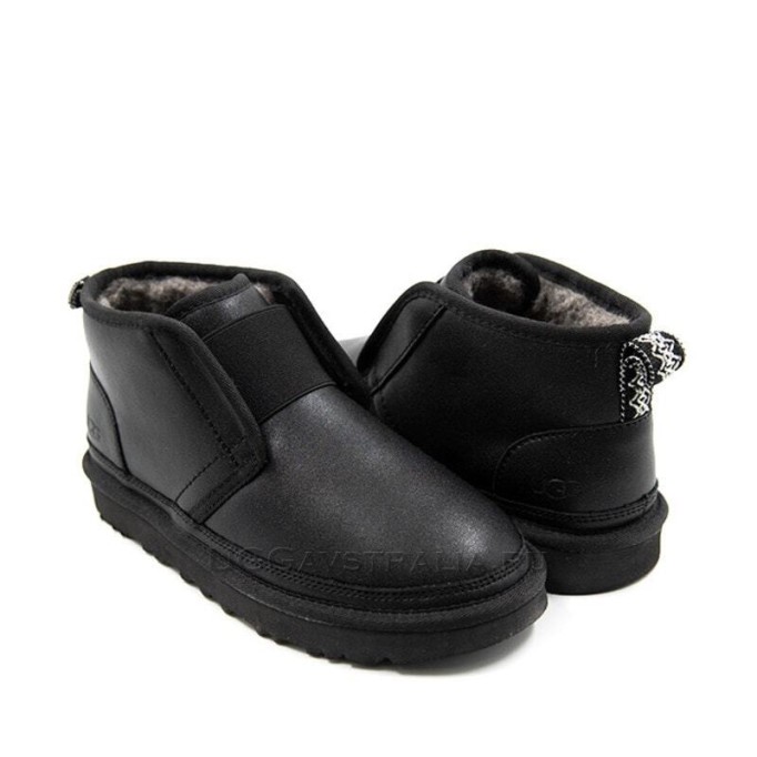 UGG Mens Neumel Flex Leather Black