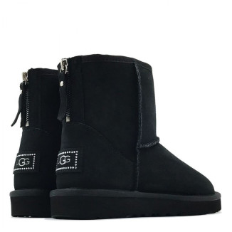 UGG Classic Mini Zip Black UGG Classic Mini Zip Black