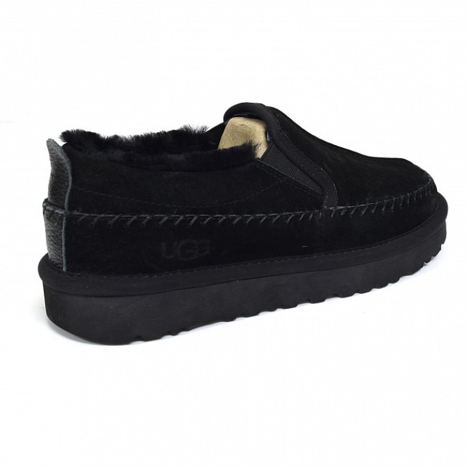 UGG Stitch Slip On Black