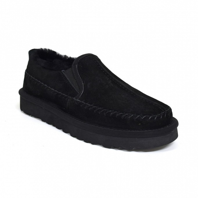 UGG Stitch Slip On Black