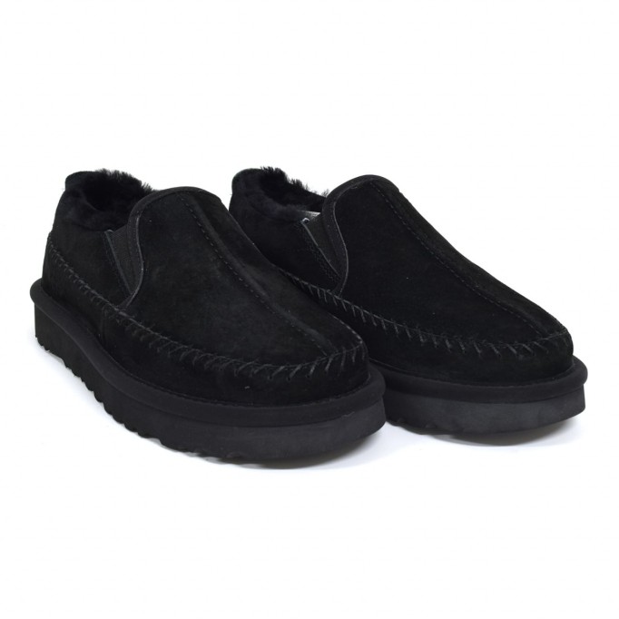 UGG Stitch Slip On Black