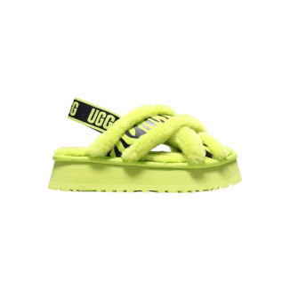 UGG W Disco Cross Slide Animalia Key Lime