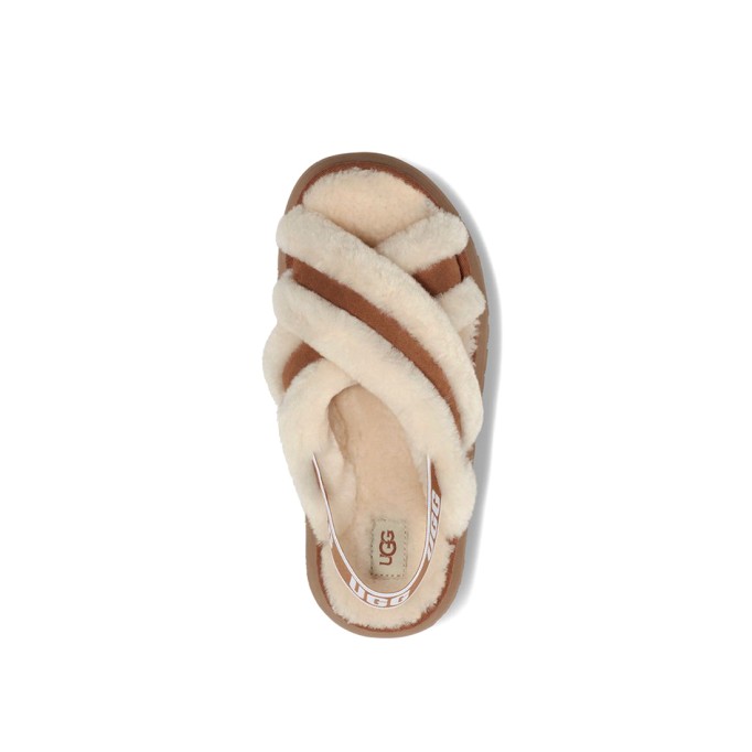 UGG W Disco Cross Slide Chestnut