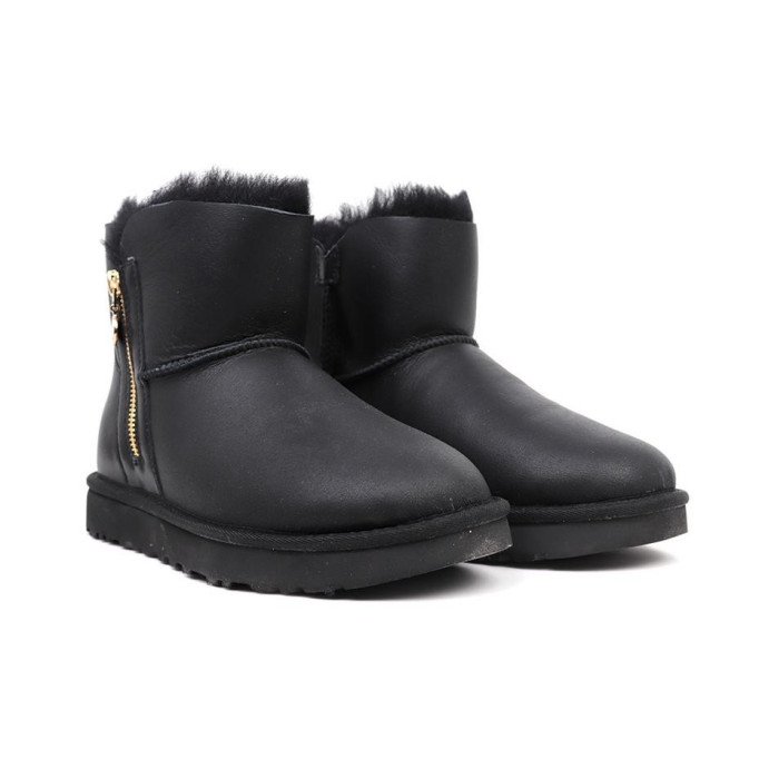 UGG Bailey Zip Mini Black Metallic
