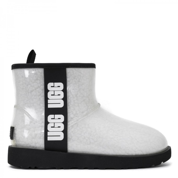 UGG Classic Clear Mini White Black