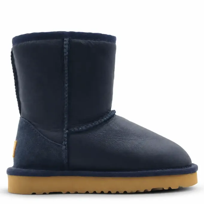 UGG Kids Classic Short Metallic Navy