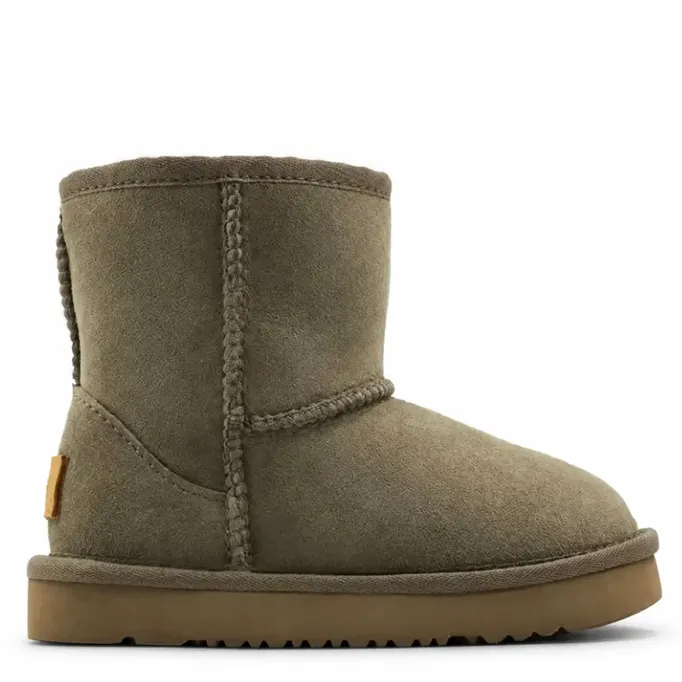 UGG Kids Classic Short II Khaki