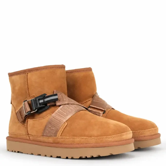 UGG Mens Classic Mini Quickclick Boot Chestnut