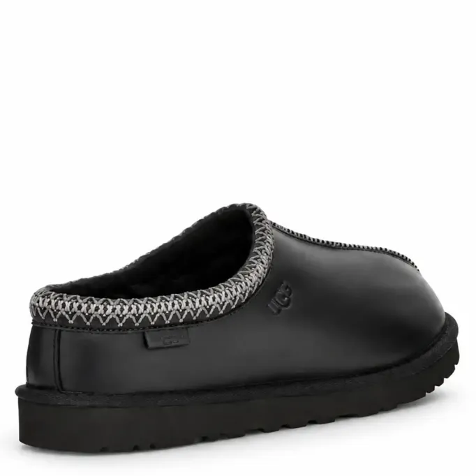 UGG Tasman Slippers Leather Regen Black
