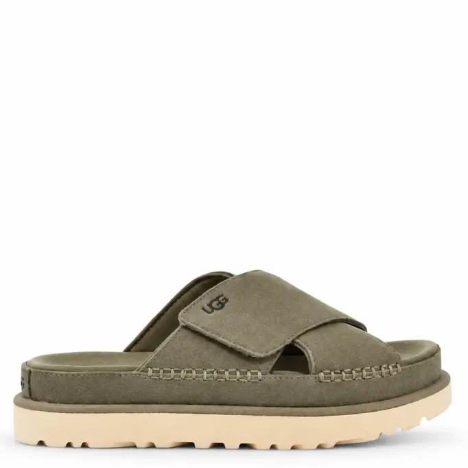 UGG Goldenstar Cross Slide - Moss Green