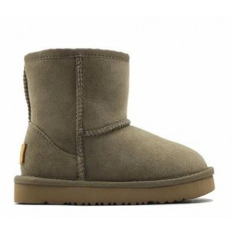 UGG Kids Classic Short II Khaki